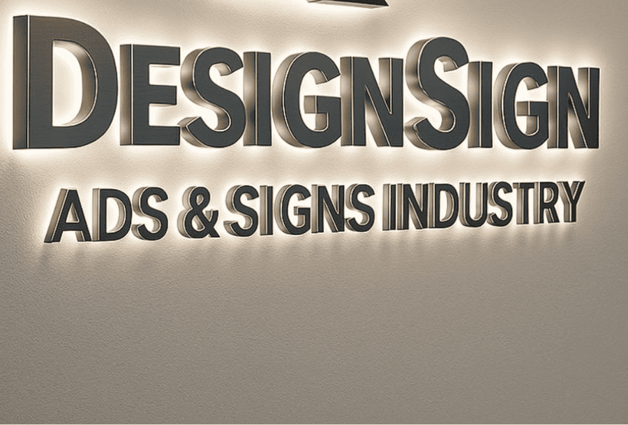 3d letter sign board