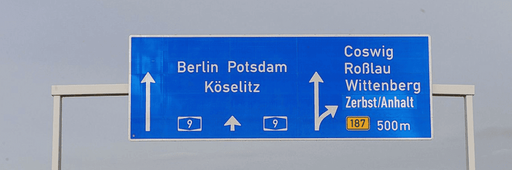 Signboard in Dubai
