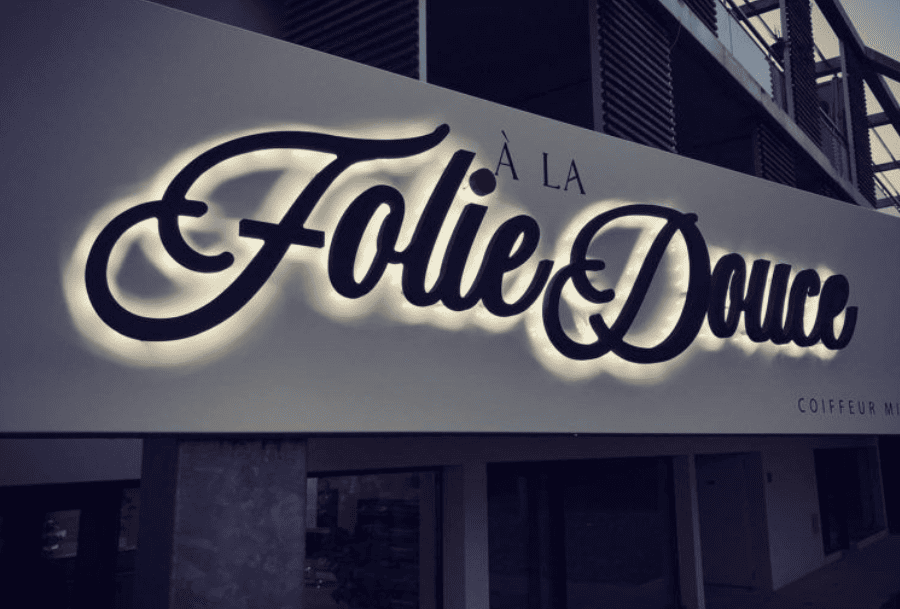 shop signboard Dubai